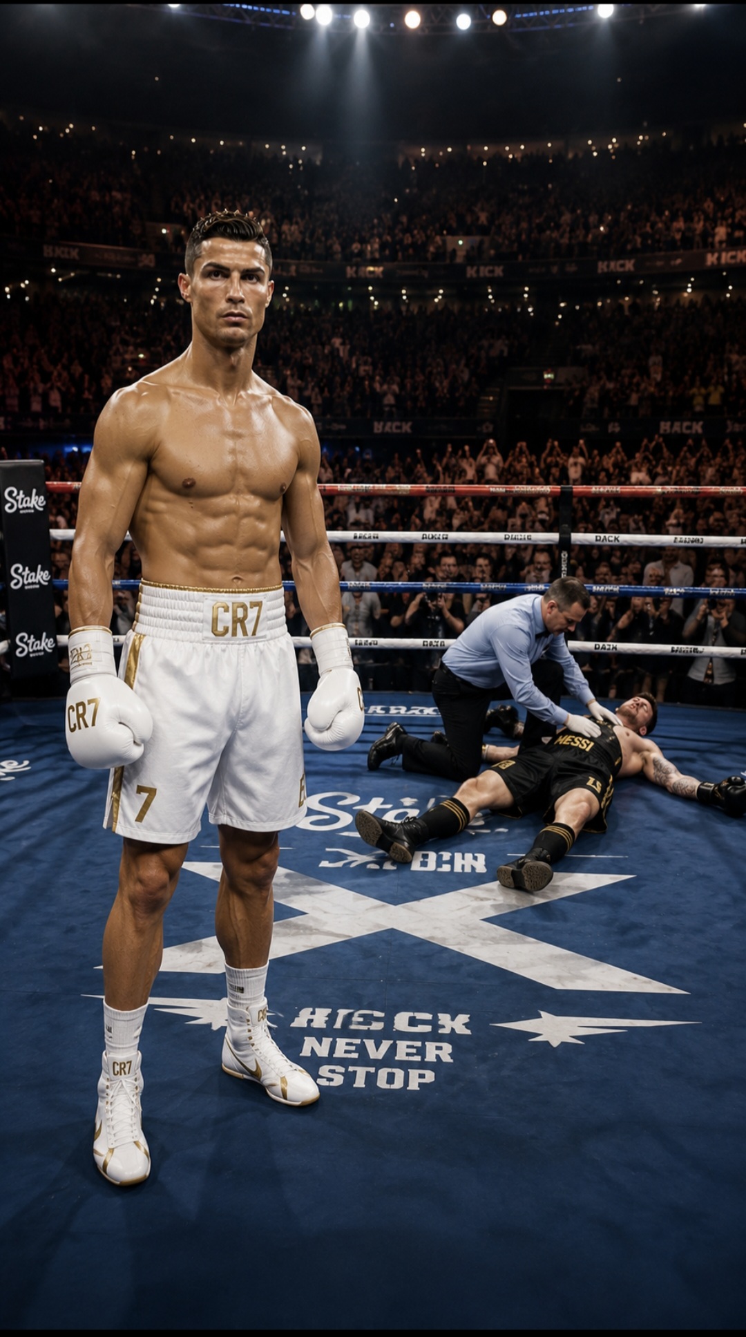 Exemple de création IA : victoire sur un ring