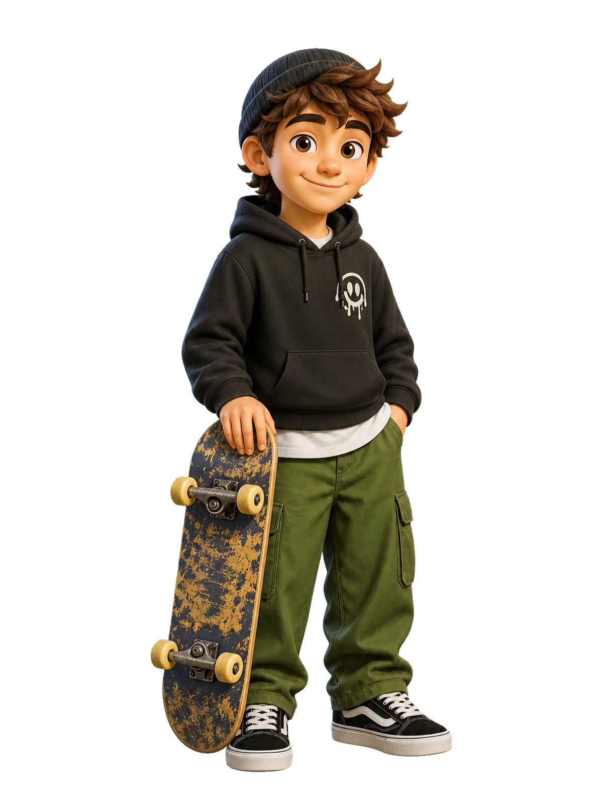 Adolescent skateur