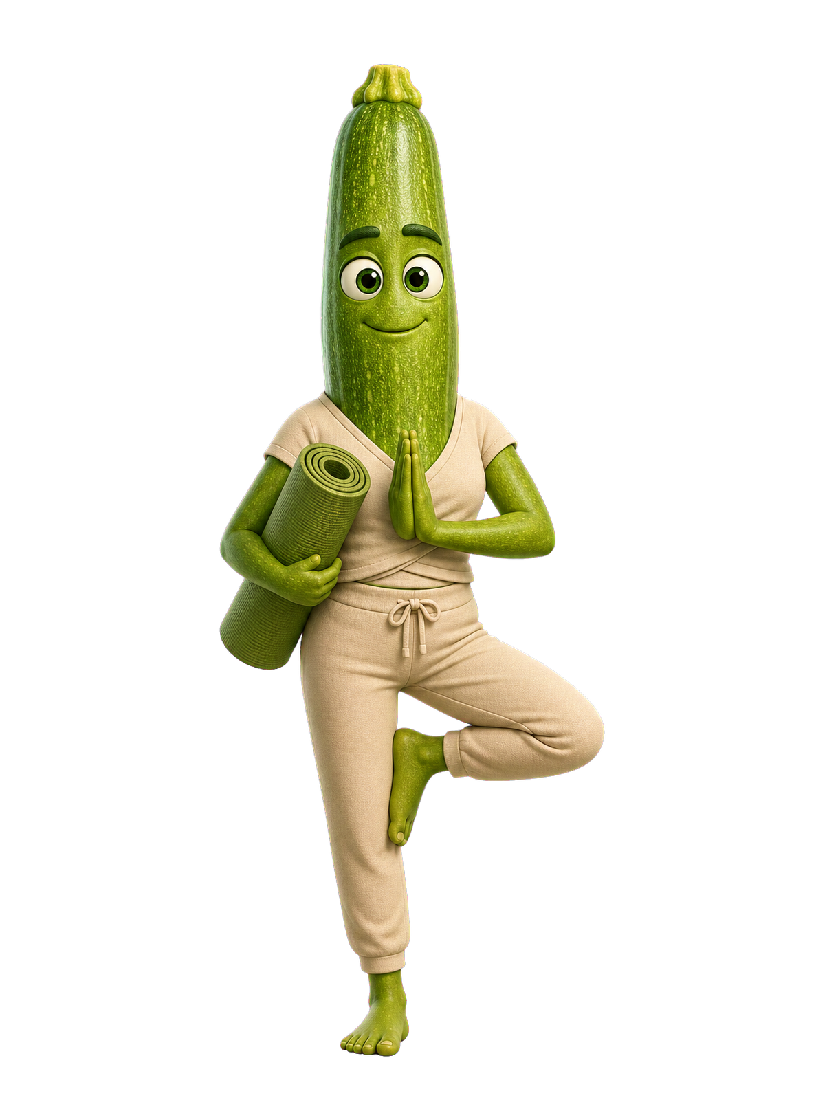 Courgette yoga