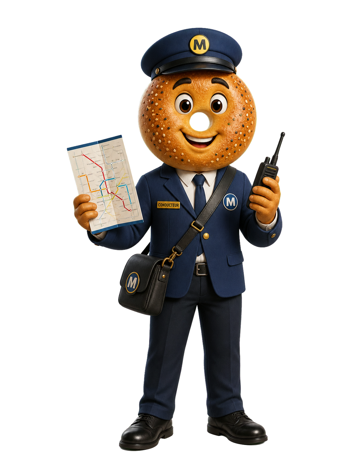 Bagel conducteur metro